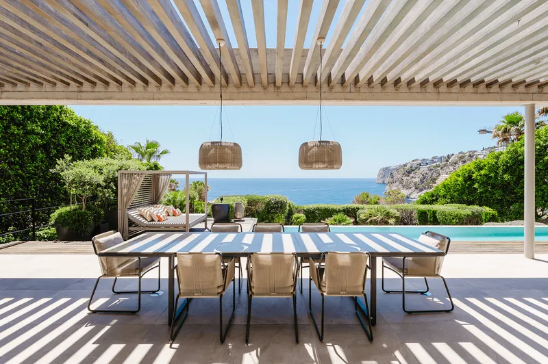 Villa in Cala Llamp with sea view, infinity pool, and spa area — photo 2