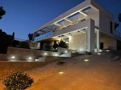 Modern villa with partial sea views in Cala Vinyas — photo 1