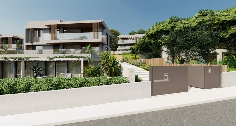 Dream garden apartment in a new residential complex in Porto Petro — photo 5