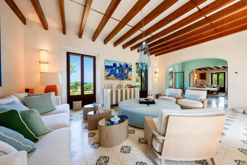 Impressive estate in Colònia de Sant Pere offering total privacy with magnificent sea and mountain views — photo 7