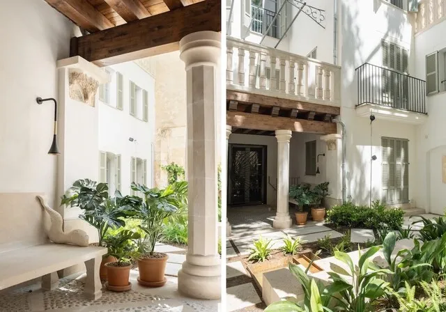 Chic renovated apartment for sale in historic Palau Peña, Palma Old Town, Mallorca — photo 1