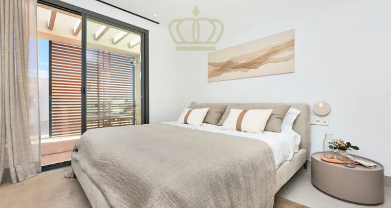 Penthouse with rooftop terrace and sea views near Es Trenc beach — photo 12