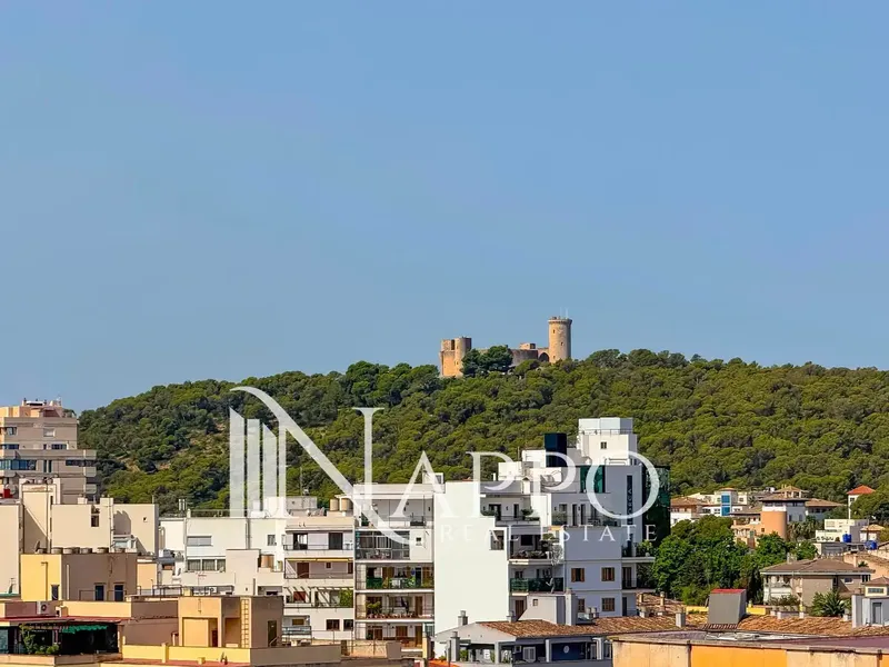 Nappo Real Estate tiene el placer de presentaros este luminoso ático con terraza privada y espectaculares vistas al mar, al puerto de Palma, — photo 4