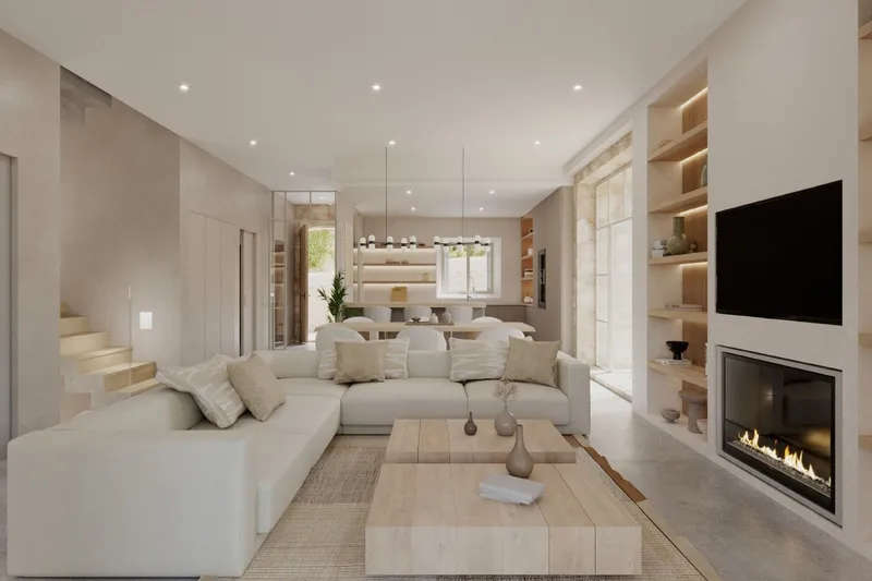 High-quality townhouses with sea view in S'Alqueria Blanca near Santanyí — photo 7