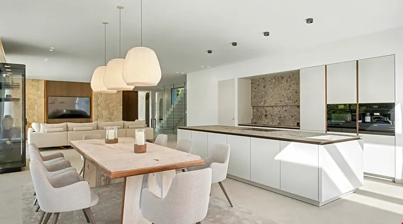 Modern Mediterranean architectural villa with mountain views for sale in Cala Vinyes — photo 5