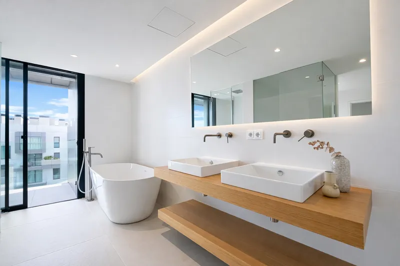Modern penthouse with private rooftop pool in a new luxury residence in Palma Mas — photo 5