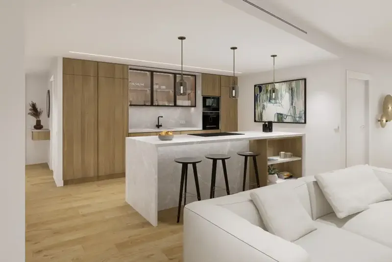 This apartment is part of a newly built residential complex spread over four floors on the seafront of Port de Sóller — photo 1