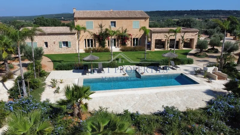 Brand new sea view luxury country home, only 3 km distance to Es Trenc Beach. — photo 3