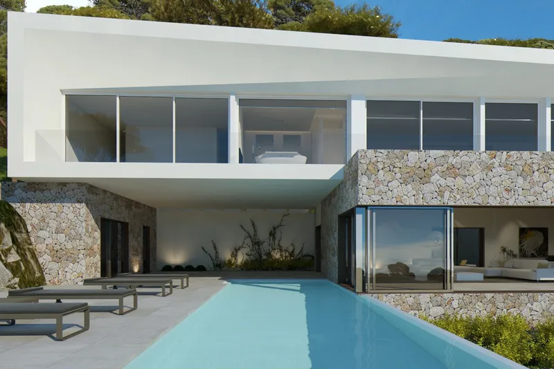Project for a new-build villa with partial sea views in Sol de Mallorca — photo 2