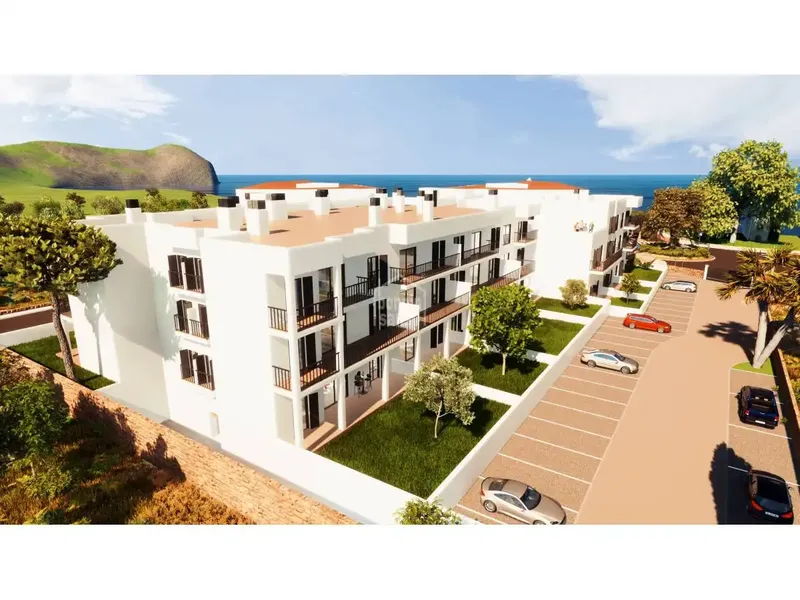 New development of 38 price-limited homes in Cala Bona, a quiet area very close to several beaches. The building will offer ground — photo 1