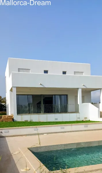 Cala Mandia: Newly built chalet near the beach with pool and garden overlooking a dream cove — photo 6