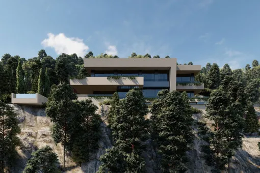 Son Vida, wonderful plot with sea views and project in Son Vida — photo 7