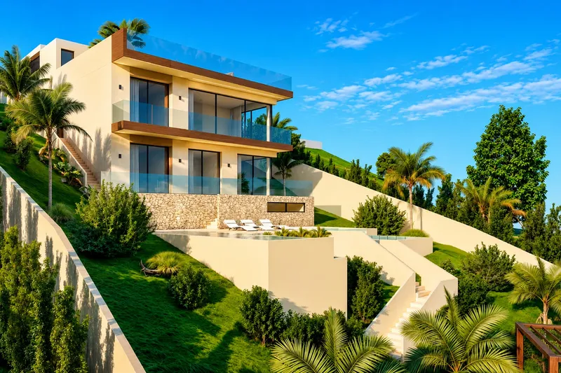 Plot with an Approved Luxury Villa Project and Sea Views in Camp de Mar — photo 5