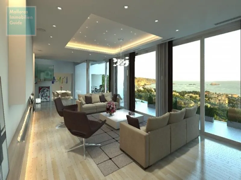 Modern luxury villa with sea views and pool in Santa Ponsa — photo 2