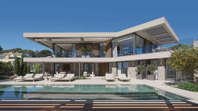 Sophisticated newly built sea view villa for sale in Nova Santa Ponsa, Southwest Mallorca — photo 1