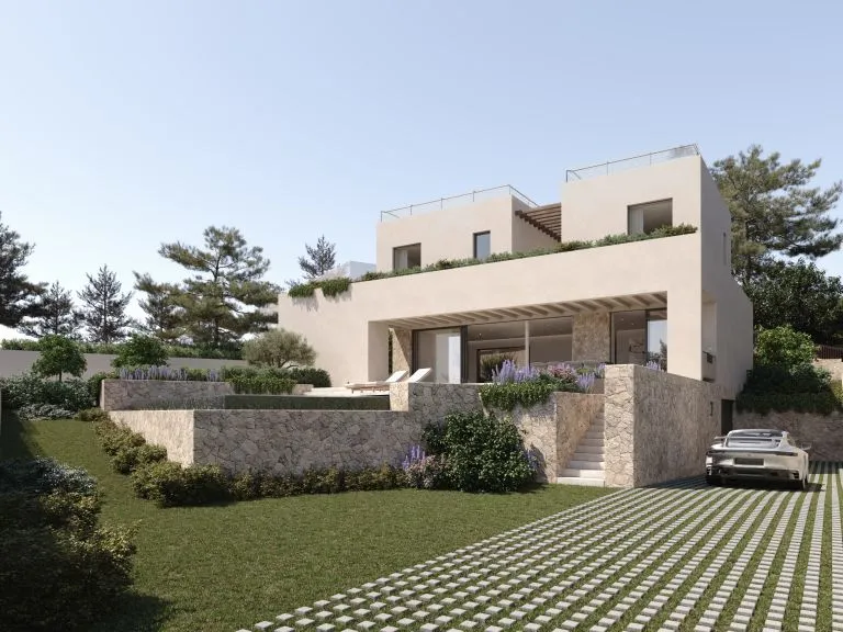 Villa in Cas Catala - House View with Pool — photo 3