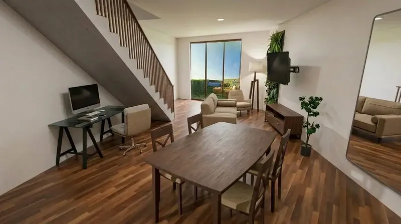 Four new-build townhouses for sale with similar features and prices. Contact us for more information. Discover the opportunity of a lifetime with this townhouse in Caimari, Selva. Fully renovated and 80% complete, expected to be ready by December 2026. This elegant property not only includes a private parking space but is also located in a privileged mountain area where you will enjoy stunning natural views at every moment. This is the perfect time to personalize your new home; you can choose the finishes according to your personal taste and truly make it a unique and unrepeatable space. Don't miss this exceptional opportunity: reserve your future home right now with a minimum deposit and secure this exclusive townhouse designed especially for you. At Remax Major we are dedicated to offering you a differential service as co-exclusive; our professional team will be delighted to guide you from our office through every step of the acquisition process, providing personalized advice from the first step to final delivery. — photo 1