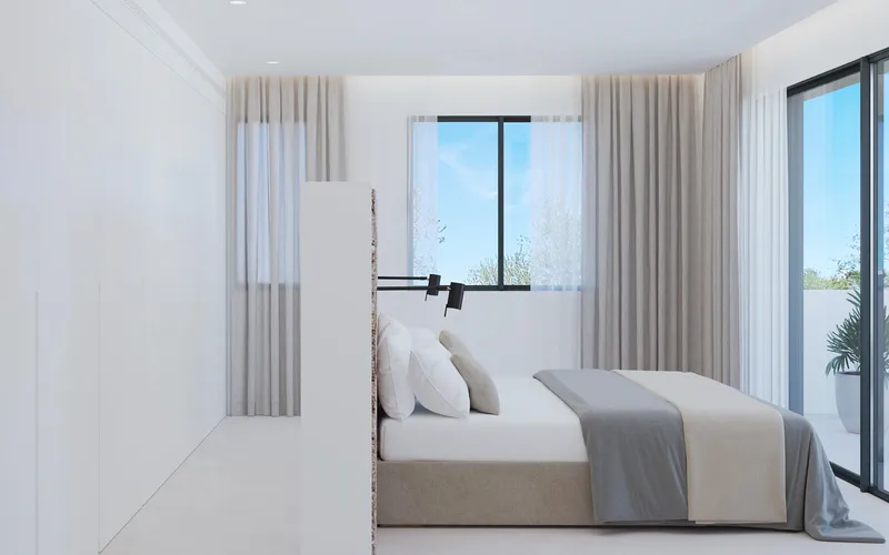 Corner house with natural stone cladding in S'Alqueria Blanca — photo 6
