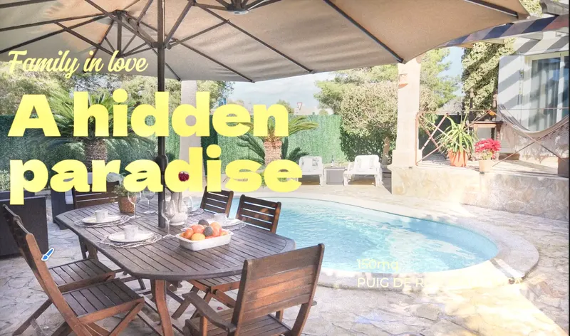 We offer a wonderful semi-detached villa with 3 bedrooms, 2 bathrooms, private pool, parking and large garden. — photo 1