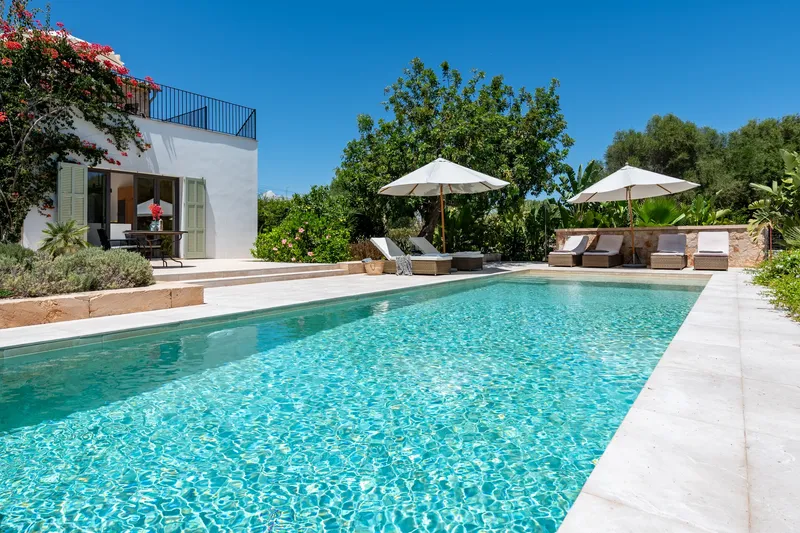 Design village house with guest apartment and finca charm in Ses Salines — photo 5