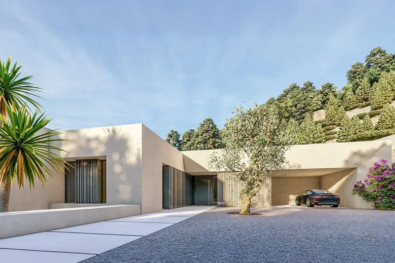 Spacious building plot with panoramic views and project for exclusive villa in Son Vida — photo 6
