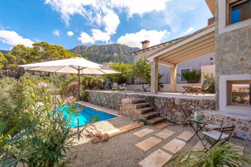 Valldemossa, stylish natural stone house by the sea with pool and garden in Port des Canonge — photo 4