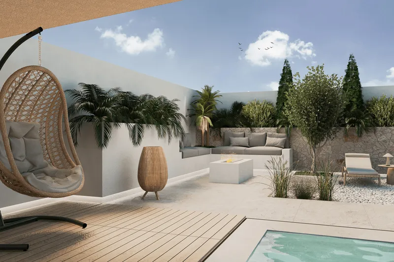 Renovated townhouse with pool in central Ses Salines, Mallorca — photo 3