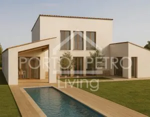 Ref. PRO230 – Spacious plot with project for a modern finca with various building volumes, floor-to-ceiling windows, garage, patio and pool in an idyllic neighborhood with excellent connectivity between Es Carritxo and Felanitx — photo 2