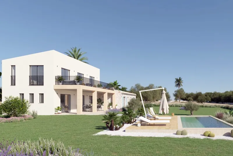 Newly built finca under construction in Sant Llorenç — photo 5