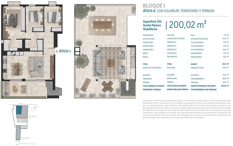 New build penthouse with 4 rooms and sea views for sale, 80 m² — photo 9