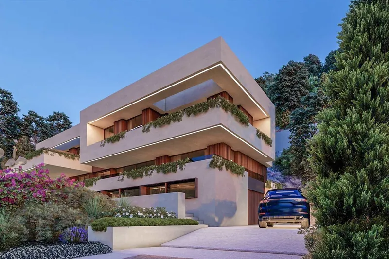 Peaceful building plot with sea views and project for elegant villa in Son Vida — photo 6