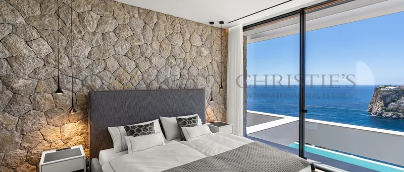 Modern newly built villa in Port Andratx with impressive sea views and large infinity pool — photo 12