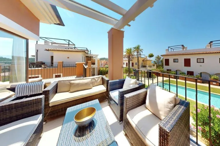 Townhouse in Camp de Mar - Terrace with beautiful view — photo 1