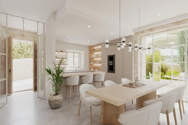 High-quality townhouses with sea view in S'Alqueria Blanca near Santanyí — photo 8