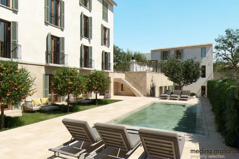 House in Sant Joan with preliminary project for urban hotel — photo 1