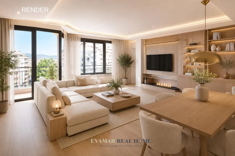 Flat - Palma de Mallorca (Foners), Built Surface 180m2, 5 Bedrooms, 3 Bathrooms, Distance to the Sea 1 Km., Lift. — photo 1