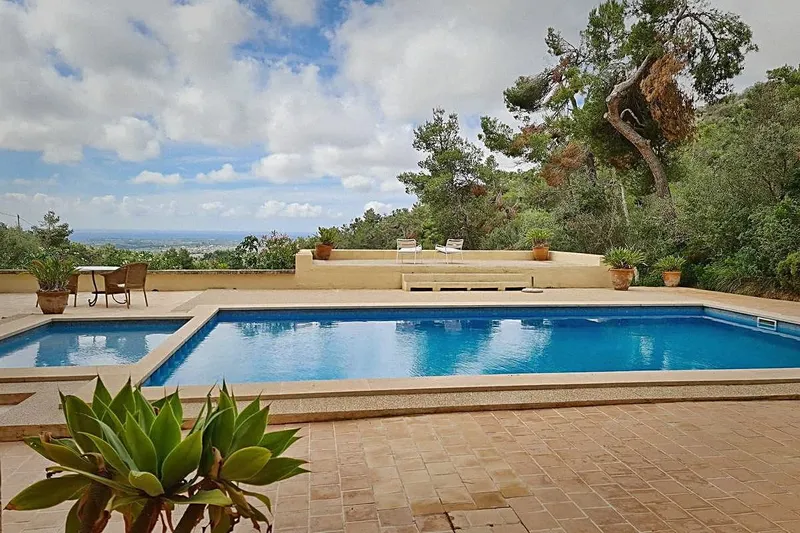 Finca in the pine forest near Calonge - with loft floor and sea view — photo 1