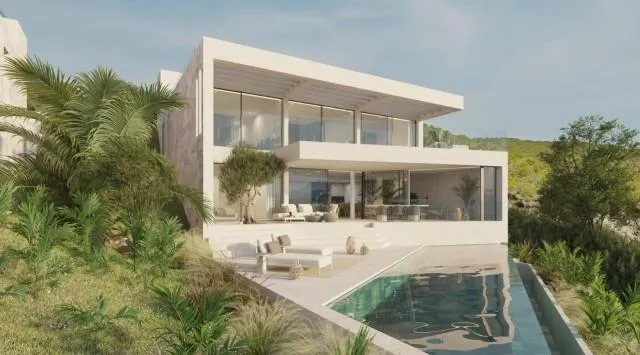 Ultra-modern sea view home for sale in Camp de Mar, Southwest Mallorca — photo 1