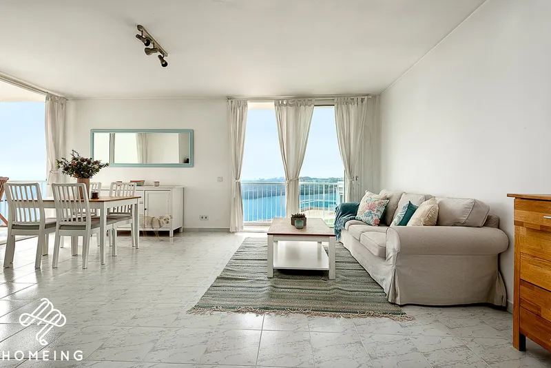 Nice apartment facing the sea with pool, 3 bedrooms, renovated. With parking and storage room. — photo 1