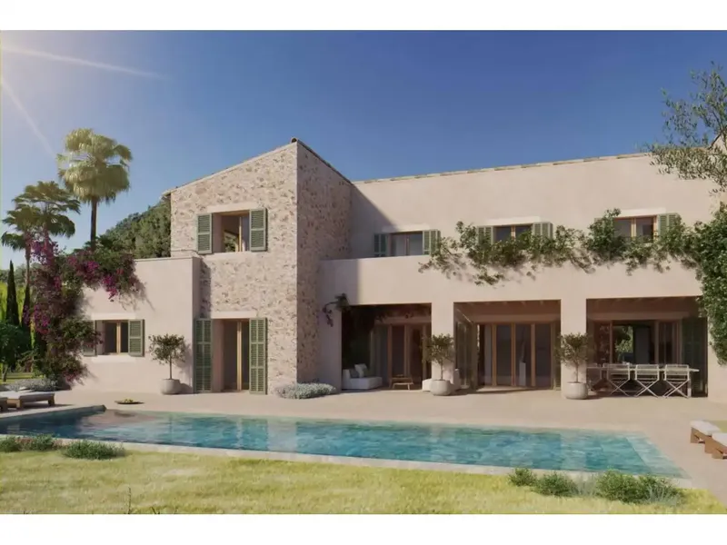 Do you want a finca near the golf course with sea views? This is your opportunity, this finca under construction on a plot of about 21,000 — photo 2