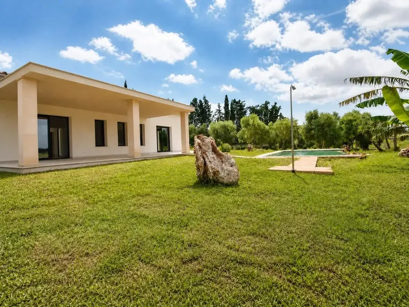 Newly built rustic finca with pool, own well and views of the Serra de Tramuntana in Muro — photo 5