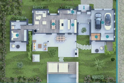 Campos: Modern, spacious exclusive building plot with approved project in a quiet top location between Llucmajor and Campos — photo 6