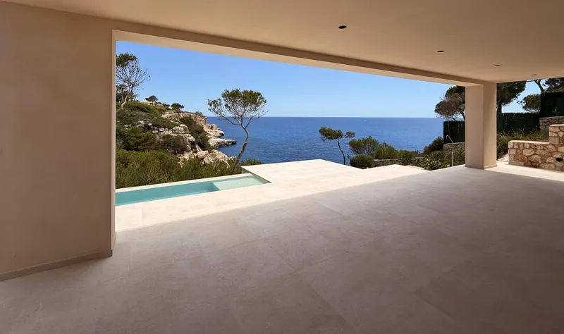 Modern and sunny newly built villa on the seafront in Cala Santanyi — photo 2