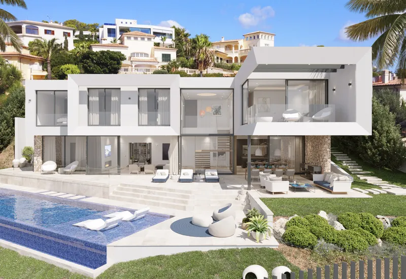 New build villa with stunning views of the harbor of Port Adriano - Marcel Remus Real Estate — photo 1