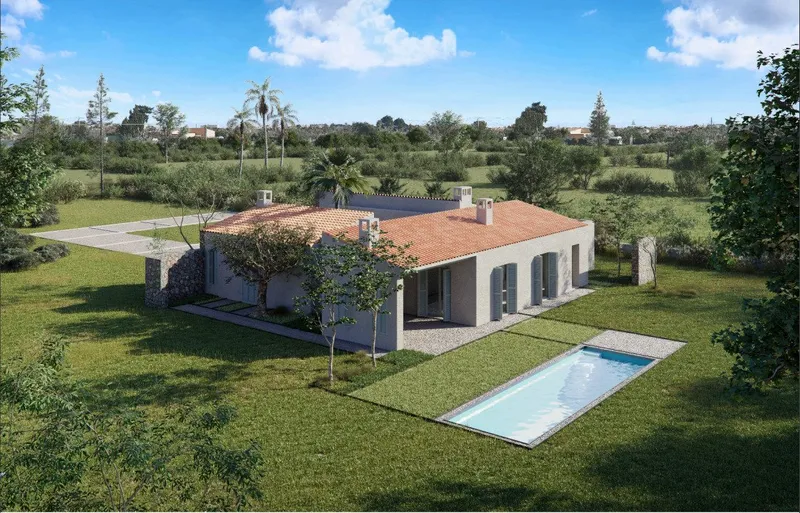 Building plot with approved finca project in Sa Cruta near Porto Cristo — photo 1
