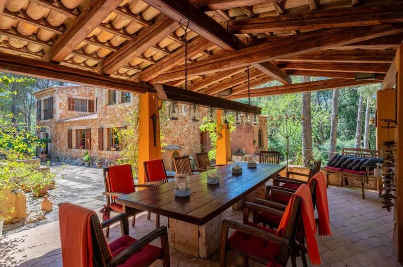 Self-sufficient finca near Portocolom with guest house at woodland edge — photo 12