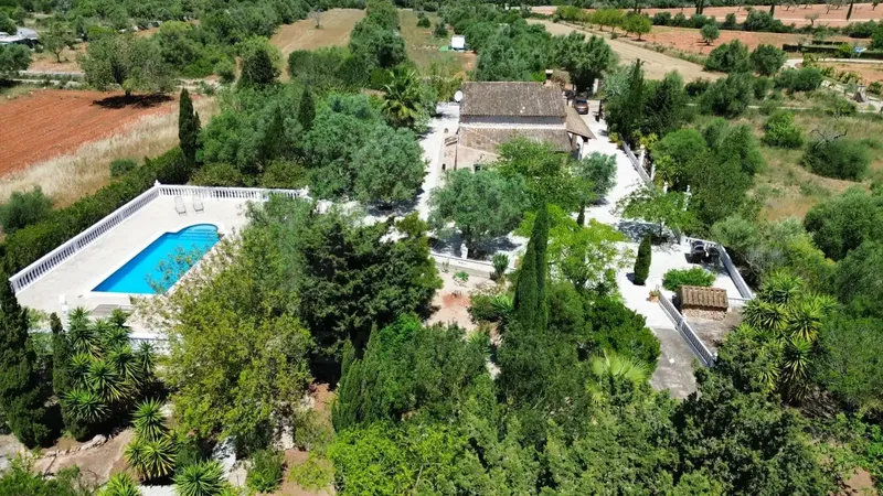Rustic finca with pool and absolute privacy in Algaida – 7,880 m² of land — photo 1