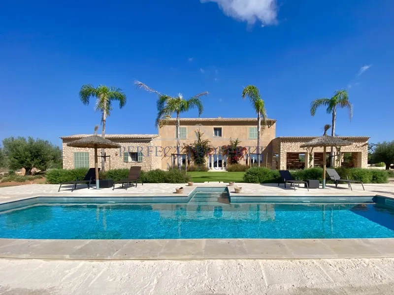 Brand new sea view luxury country home, only 3 km distance to Es Trenc Beach. — photo 5