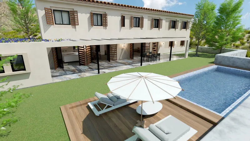 21,000 m2 finca in Moscari with building permit and distant sea views — photo 1