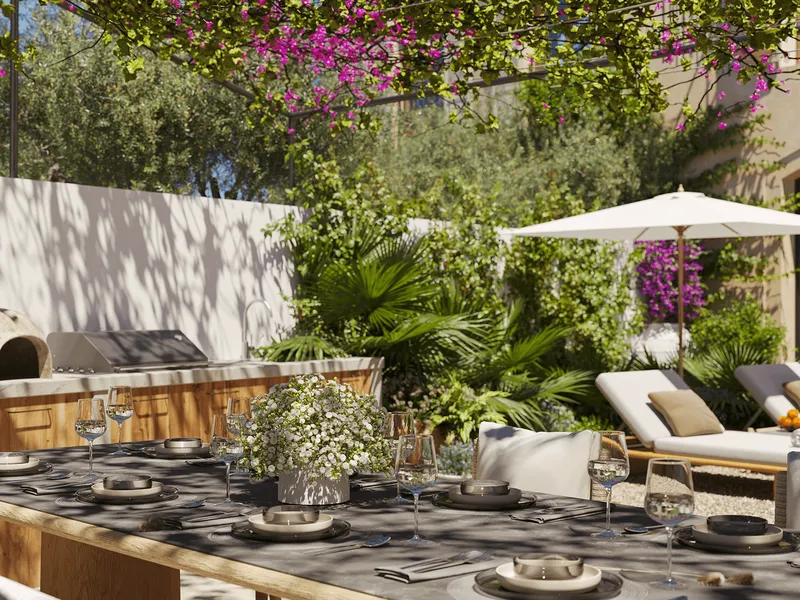 Stylish Three-Level Townhouse with Terraces, Pool and Outdoor Living — photo 3